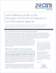 Quick Reference Guide On The Allocation Of IDEA Part B Subgrants To ...